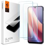 Spigen Galaxy A17/A26 5G/A16 Premium Tempered Glass Screen Protector - 2 Pack Super HD Clarity - 9H Screen Hardness - Delicate Touch - Perfect Grip - Case Friendly with Spigen Phone Case