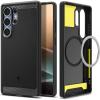 Spigen Galaxy S25 Ultra 5G Rugged Armor MagFit Case - Black MagFit - DROP-TESTED MILITARY GRADE - Ultimate Protection - Rugged Design with Matte Finish - Air Cushion Technology