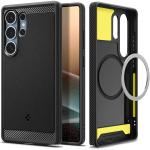 Spigen Galaxy S25 Ultra 5G Rugged Armor MagFit Case - Black MagFit - DROP-TESTED MILITARY GRADE - Ultimate Protection - Rugged Design with Matte Finish - Air Cushion Technology