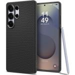 Spigen Galaxy S25 Ultra 5G Liquid Air Case - Black Slim - Form-fitted - Lightweight - Premium Matt TPU Case - Easy Grip Design