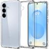 Spigen Galaxy S25 5G Ultra Hybrid Case - Crystal Clear Certified Military-Grade Protection - Clear Durable Back Panel + TPU Bumper