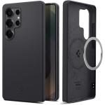 Spigen Galaxy S25 Ultra 5G Silicone Fit MagFit Case - Black MagFit - DROP-TESTED MILITARY GRADE - Sleek Design with Silicone Grip Finish - Air Cushion Technology