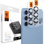 Spigen Galaxy S25 5G Optik Pro Premium Camera Lens Tempered Glass Protector - 2 Pack Scratch Protection - Perfect Fit