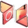 Spigen Galaxy Z Flip7 5G Ultra Hybrid Pro MagFit Case - Clear - Air Cushion Technology, MagSafe Compatible