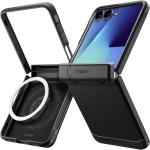 Spigen Galaxy Z Flip7 5G Tough Armor Pro MagFit Case - Black DROP-TESTED MILITARY GRADE - HEAVY DUTY - 3-Layer Extreme Protection - Air Cushion Technology - Dual Layer Protection, MagSafe Compatible