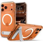 Spigen iPhone 17 Pro Max (6.9") Ultra Hybrid S MagFit Case - Crystal Clear - Built in Stand, Compatible with Apple Magsafe Charging & Magsafe Accessories - Certified Military-Grade Protection - Clear Durable Back Panel + TP
