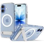 Spigen iPhone 17 (6.3") Ultra Hybrid S MagFit Case - Crystal Clear - Built in Stand, Compatible with Apple Magsafe Charging & Magsafe Accessories - Certified Military-Grade Protection - Clear Durable Back Panel + TP