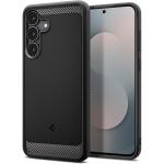 Spigen Galaxy S25 FE 5G Rugged Armor Case - Black Durable Mechanical Design - Air Cushion Technology