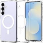 Spigen Galaxy S25 FE 5G Ultra Hybrid MagFit Magnetic Case - Clear White Military-Grade Drop Protection - Built-in Magnets - Compatible Qi2 Wireless Charging - S Pen - PowerShare - Slim & Sleek Design