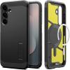 Spigen Galaxy S25 FE 5G Tough Armor MagFit Case - Black Drop-Tested Military Grade - MagSafe Compatible - Heavy Duty - 3-Layer Extreme Protection - Air Cushion Technology - Dual Layer Protection