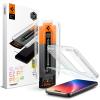 Spigen iPhone 17 Pro Max (6.9") / 16 Pro Max (6.9") Premium Tempered Glass Screen Protector Super HD Clarity - 9H Screen Hardness - Delicate Touch - Perfect Grip - Case Friendly with Spigen Phone Case Spigen iPhone 17 Pro Max (6.9") / 16 Pro Max (6.9") Premium Tempered Glass Screen Protector Super HD Clarity - 9H Screen Hardness - Delicate Touch - Perfect Grip - Case Friendly with Spigen Phone Case