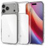 Spigen iPhone 17 Pro Max (6.9") Ultra Hybrid T MagFit Case - Glossy White Compatible with Apple Magsafe Charging & Magsafe Accessories - Certified Military-Grade Protection - Clear Durable Back Panel + TP