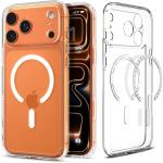 Spigen iPhone 17 Pro Max (6.9") Ultra Hybrid MagFit Case - Clear - Compatible with Apple Magsafe Charging & Magsafe Accessories - Certified Military-Grade Protection - Clear Durable Back Panel + TP