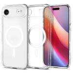 Spigen iPhone Air (6.5") Ultra Hybrid MagFit Case - Clear Compatible with Apple Magsafe Charging & Magsafe Accessories - Certified Military-Grade Protection - Clear Durable Back Panel + TP