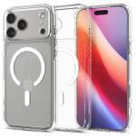 Spigen iPhone 17 Pro (6.3") Ultra Hybrid MagFit Case - Clear Compatible with Apple Magsafe Charging & Magsafe Accessories - Certified Military-Grade Protection - Clear Durable Back Panel + TP