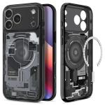 Spigen iPhone 17 Pro (6.3") Ultra Hybrid ZeroOne MagFit Case - Crystal Clear MagSafe Compatible with ZeroOne Back - Certified Military-Grade Protection - Clear Durable Back Panel + TPU Bumper