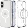 Spigen iPhone 17 (6.3") Ultra Hybrid MagFit Case - Clear Compatible with Apple Magsafe Charging & Magsafe Accessories - Certified Military-Grade Protection - Clear Durable Back Panel + TP