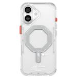 skinarma iPhone 17 (6.3") 2025 Saido Mag-Charge Case - Clear , Compatible with Magnetic Charging- 360  Full Protection- 2H Scratch Resistance- Accessories Pack includes Extra Set of Red Button & Frost Black Lanyard Loops