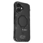 skinarma iPhone 17 (6.3") 2025 Saido Mag-Charge Case - Black , Compatible with Magnetic Charging- 360 Full Protection- 2H Scratch Resistance- Accessories Pack includes Extra Set of Red Button & Frost Black Lanyard Loops