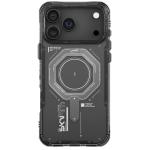skinarma iPhone 17 Pro (6.3") 2025 Magma Mag-Charge Case - Graphite , Compatible with Magnetic Charging- 360  Full Protection- 2H Scratch Resistance- Aluminium Power and Action buttons- Includes Interchangeable Lanyard Loops