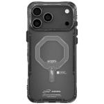 skinarma iPhone 17 Pro Max (6.9") 2025 Saido Mag-Charge Case - Graphite , Compatible with Magnetic Charging- 360  Full Protection- 2H Scratch Resistance- Accessories Pack Includes Extra Set of Red Button & Frost Black Lanyard Loops