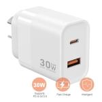 Sansai HW-333D PD30W+QC3.0, A+C Wall Charger