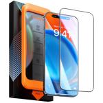 Torras iPhone 16 Plus (6.7") Premium Tempered Glass Screen Protector - Clear , Include Installation Kit, Easy to Apply, 9H+ Military-Grade Protection (1Pack)