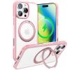 Torras iPhone 16 Pro Max (6.9") Ostand R Fusion Spin Case - Pink All in One: Magnetic / Stand / Ring Holder - 360 Spin Torras iPhone 16 Pro Max (6.9") Ostand R Fusion Spin Case - Pink All in One: Magnetic / Stand / Ring Holder - 360 Spin