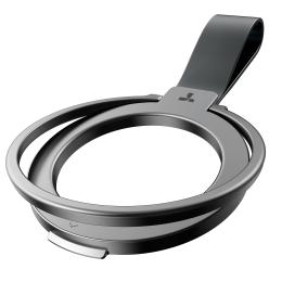 Torras OmniRing Magnetic Phone Grip Holder Kickstand - Black Compatible with iPhone 16/15/14/13/12 series devices & Magsafe Phone Cases