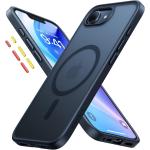 Torras iPhone 16e (6.1") Guardian Magnetic Case - Black MagSafe Compatible - Translucent Slim