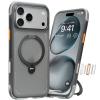 Torras iPhone 17 Pro Max (6.9") 2025 Ostand Spin Air Case - Black , Full Camera Control Button Coverage, Upgraded Airbag Technology, Dot-matrix Anti-slip Design, Compatible with MagSafe Charging, 360° Spin Stand Torras iPhone 17 Pro Max (6.9") 2025 Ostand Spin Air Case - Black , Full Camera Control Button Coverage, Upgraded Airbag Technology, Dot-matrix Anti-slip Design, Compatible with MagSafe Charging, 360° Spin Stand