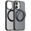 Torras iPhone 17 (6.3") 2025 Ostand Pro Case - Black Full Camera Control Button Coverage - Fit for MagSafe - Military Grade Drop Protection - MagSafe Compatible - 360 Spin Kickstand Torras iPhone 17 (6.3") 2025 Ostand Pro Case - Black Full Camera Control Button Coverage - Fit for MagSafe - Military Grade Drop Protection - MagSafe Compatible - 360 Spin Kickstand