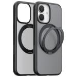 Torras iPhone 17 (6.3") 2025 Ostand Pro Case - Black , Full Camera Control Button Coverage, Fit for MagSafe, Military Grade Drop Protection, MagSafe Compatible, 360 Spin Kickstand