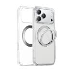Torras iPhone 17 Pro (6.3") 2025 Ostand Pro Case - Clear , Full Camera Control Button Coverage, MagSafe Compatible, Military Grade Drop Protection, MagSafe Compatible, 360 Spin Kickstand