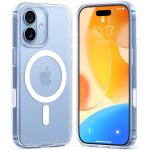 Torras iPhone 17 (6.3") 2025 Guardian Magnetic Case - Clear , Full Camera Control Button Coverage, Fit for MagSafe, Military Grade Drop Protection, Slim Profile & Secure Grip, includes Exclusive Detachable 3-Color Buttons