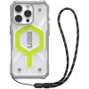 Urban Armor Gear iPhone 16 Pro (6.3") Pathfinder Clear MagSafe Bundle - Active Neon Includes Pathefinder Clear MagSafe Phone Case & Lanyard