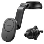 UGREEN CD345 15W Magnetic Wireless Car Charger Air Vent Clip & Suction Cup 2 in1 Installation - Compatible with iPhone 14/14 Pro Max 13 Pro Max 12 Pro