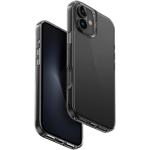 Uniq iPhone 16 Plus (6.7") Air Fender Case - Grey Tinted Lightweight - Raised Lens Bezel to Shield Back Camera
