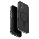 Uniq iPhone 17 (6.3") 2025 Magclick Charging Airsuit Case - Glossy Smoke Ultra-Slim Hybrid Raised AirLite  Corners for All-Round Protection - Raised Lens Bezel to Shield Back Camera