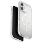 Uniq iPhone 17 (6.3") 2025 Magclick Charging Combat Case - Blanc White Tough All-Round Shield with 3-Tier Defense - Raised Lens Bezel to Shield Back Camera - Compatible with Magnetic Wireless Charging