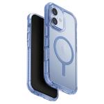 Uniq iPhone 17 (6.3") 2025 Magclick Charging Combat Case - Mist Blue Tough All-Round Shield with 3-Tier Defense - Raised Lens Bezel to Shield Back Camera - Compatible with Magnetic Wireless Charging