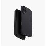 Uniq iPhone 17 (6.3") 2025 Magclick Charging Lino Case - Charcoal Grey Slim - Lightweight - Premium Liquid Silicone - Compatible with Magnetic Wireless Charging