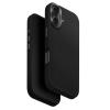 Uniq iPhone 17 (6.3") 2025 Magclick Charging Lyden Case - Dallas Black Built in Haptic Buttons - Compatible with Magnetic Wireless Charging