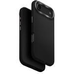 Uniq iPhone Air (6.5") Magclick Charging Lyden Case - Dallas Black Built in Haptic Buttons - Compatible with Magnetic Wireless Charging