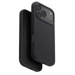 Uniq iPhone 17 Pro (6.3") 2025 Magclick Charging Lino Case - Charcoal Grey Slim - Lightweight - Premium Liquid Silicone - Compatible with Magnetic Wireless Charging