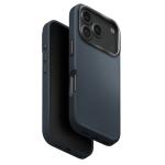 Uniq iPhone 17 Pro (6.3") 2025 Magclick Charging Lyden Case - Ash Blue Built in Haptic Buttons - Ultra-Durable Lightweight Synthetic Materials - Slim Fit Design - Compatible with Magnetic Wireless Charging