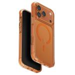 Uniq iPhone 17 Pro Max (6.9") 2025 Magclick Charging Combat  Case - Volt Orange Tough All-Round Shield with 3-Tier Defense - Raised Lens Bezel to Shield Back Camera - Compatible with Magnetic Wireless Charging