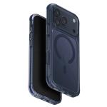 Uniq iPhone 17 Pro Max (6.9") 2025 Magclick Charging Combat Case - Navy Blue Tough All-Round Shield with 3-Tier Defense - Raised Lens Bezel to Shield Back Camera - Compatible with Magnetic Wireless Charging
