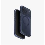Uniq iPhone 17 Pro Max (6.9") 2025 Magclick Charging Combat  Case - Navy Blue Slim - Lightweight - Premium Liquid Silicone - Compatible with Magnetic Wireless Charging