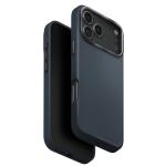 Uniq iPhone 17 Pro Max (6.9") 2025 Magclick Charging Lyden Case - Ash Blue Built in Haptic Buttons - Ultra-Durable Lightweight Synthetic Materials - Slim Fit Design - Compatible with Magnetic Wireless Charging
